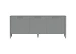 Тумба Type 3 двери ширина 180 см (серый)