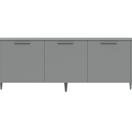 Тумба Type 3 двери ширина 180 см (серый)