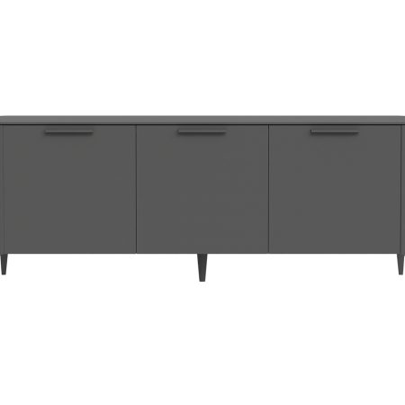 Тумба Type 3 двери ширина 180 см (темно-серый)