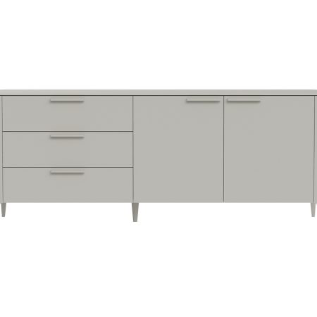 Тумба Type 3 ящика 2 двери L (серо-бежевый)