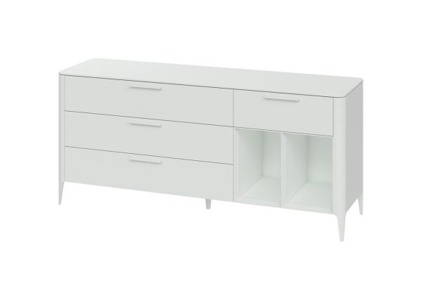 Тумба Type 4 ящика 2 полки ширина 180 см (белый) — изображение 2