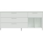 Тумба Type 4 ящика 2 полки ширина 180 см (белый)