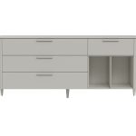 Тумба Type 4 ящика 2 полки ширина 180 см (серо-бежевый)