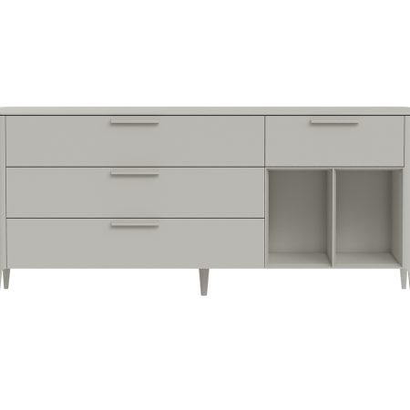 Тумба Type 4 ящика 2 полки ширина 180 см (серо-бежевый)