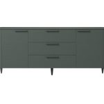 Тумба Type oak 2 двери 3 ящика (темно-серый)