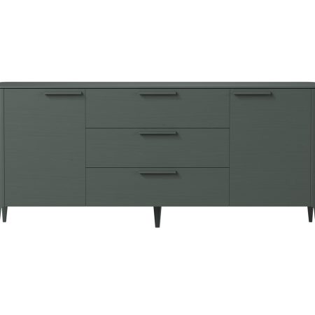 Тумба Type oak 2 двери 3 ящика (темно-серый)