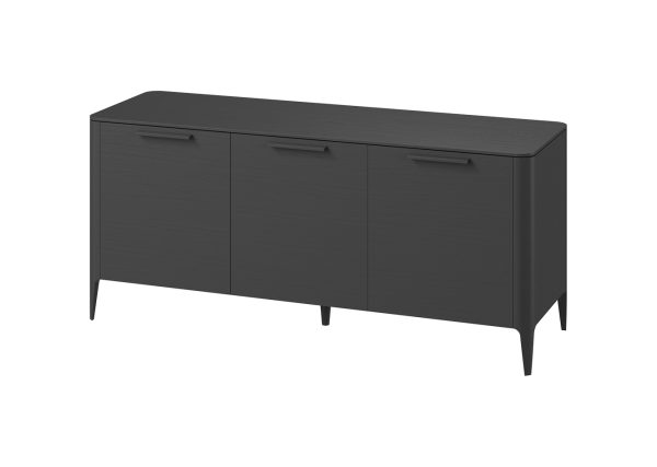 Тумба Type oak 3 двери ширина 160 см (черный) — изображение 2