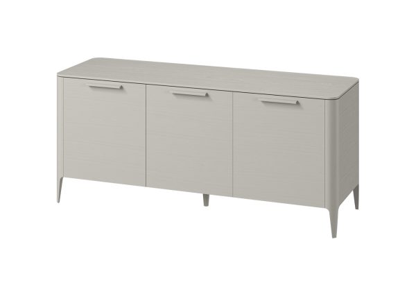 Тумба Type oak 3 двери ширина 160 см (серо-бежевый) — изображение 2