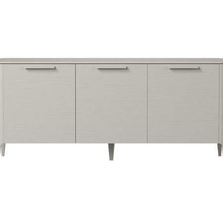 Тумба Type oak 3 двери ширина 160 см (серо-бежевый)