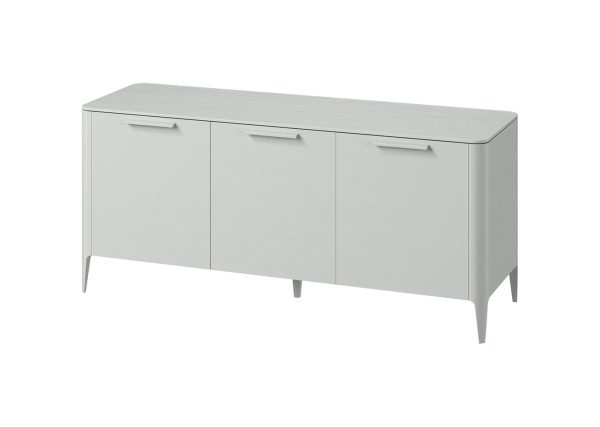 Тумба Type oak 3 двери ширина 160 см (светло-серый) — изображение 2