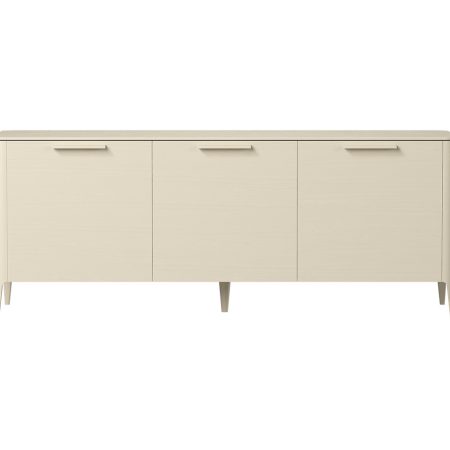 Тумба Type oak 3 двери ширина 180 см (молочный)