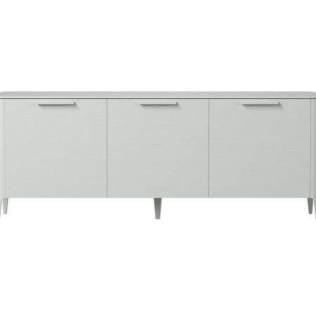 Тумба Type oak 3 двери ширина 180 см (светло-серый)