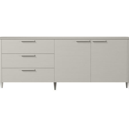 Тумба Type oak 3 ящика 2 двери L (серо-бежевый)