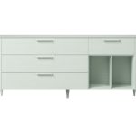 Тумба Type oak 4 ящика 2 полки ширина 180 см (белый)