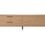 Тумба Type oak под ТВ 2 ящика откидная дверь (натуральный дуб)