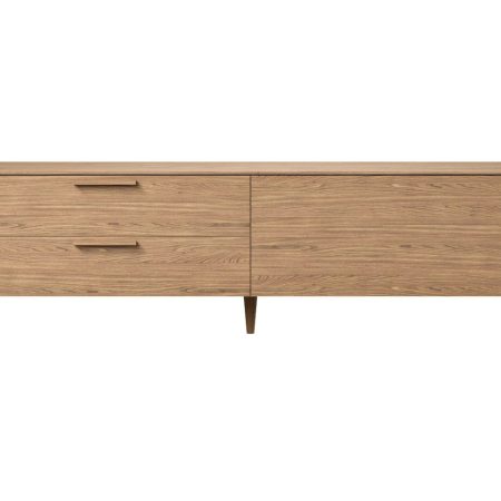 Тумба Type oak под ТВ 2 ящика откидная дверь (натуральный дуб)