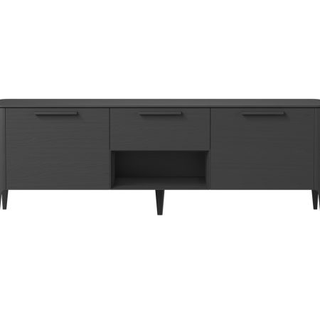 Тумба Type oak под ТВ ширина 160 см (черный)