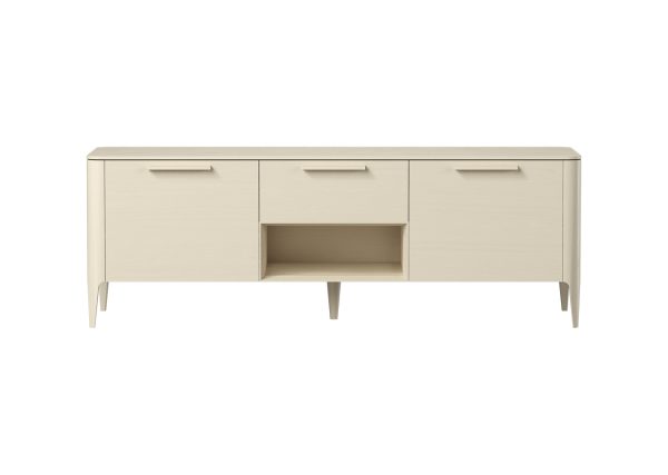 Тумба Type oak под ТВ ширина 160 см (молочный)