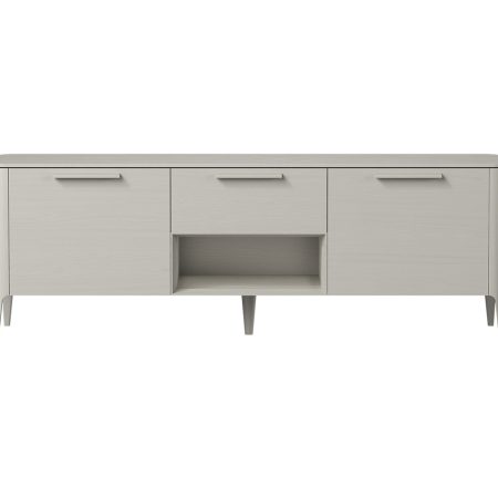 Тумба Type oak под ТВ ширина 160 см (серо-бежевый)