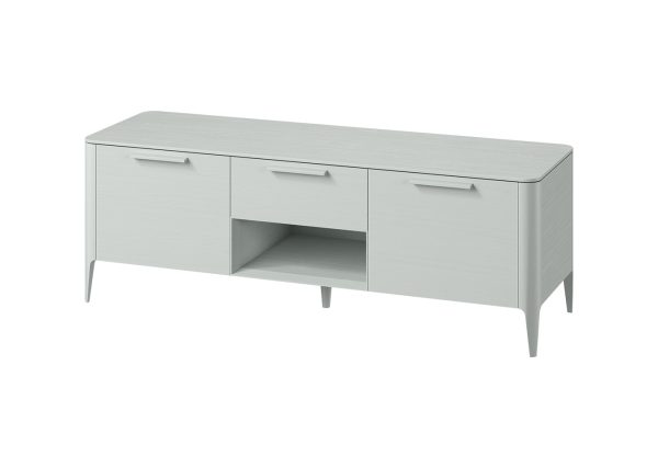 Тумба Type oak под ТВ ширина 160 см (светло-серый) — изображение 2