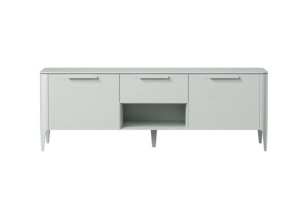 Тумба Type oak под ТВ ширина 160 см (светло-серый)