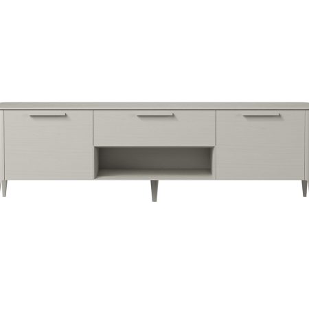 Тумба Type oak под ТВ ширина 180 см (серо-бежевый)