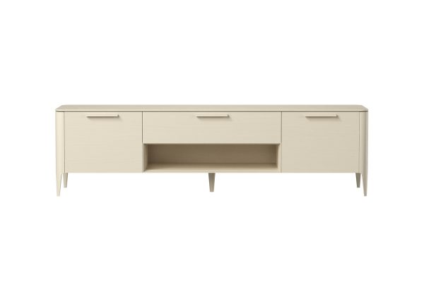 Тумба Type oak под ТВ ширина 200 см (молочный)