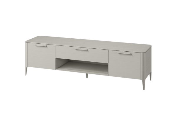 Тумба Type oak под ТВ ширина 200 см (серо-бежевый) — изображение 2