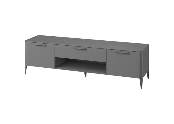 Тумба Type oak под ТВ ширина 200 см (серый) — изображение 2