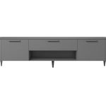 Тумба Type oak под ТВ ширина 200 см (серый)