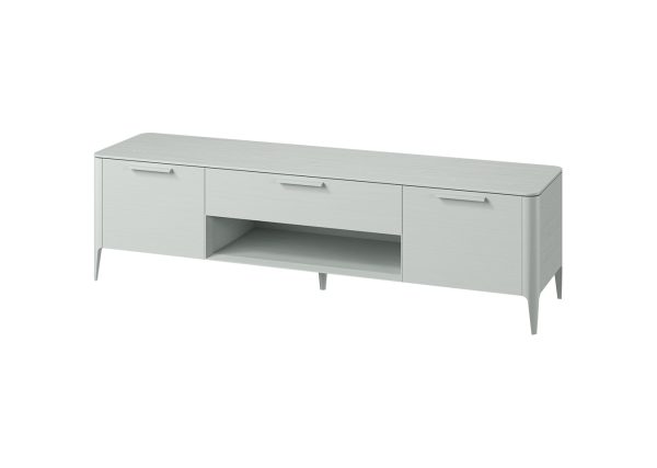Тумба Type oak под ТВ ширина 200 см (светло-серый) — изображение 2