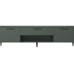 Тумба Type oak под ТВ ширина 200 см (темно-серый)