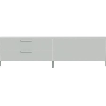 Тумба Type под ТВ 2 ящика откидная дверь (светло-серый)