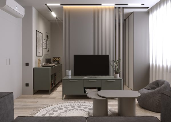 Тумба Type под ТВ ширина 180 см (темно-серый) — изображение 3