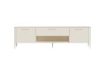 Тумба Type под ТВ ширина 200 см (молочный)