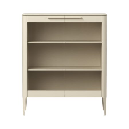 Витрина Type oak стеклянная высота 120 см (молочный)