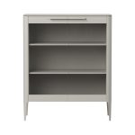 Витрина Type oak стеклянная высота 120 см (серо-бежевый)