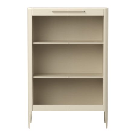 Витрина Type oak стеклянная высота 150 см (молочный)