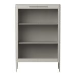 Витрина Type oak стеклянная высота 150 см (серо-бежевый)