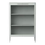 Витрина Type oak стеклянная высота 150 см (светло-серый)