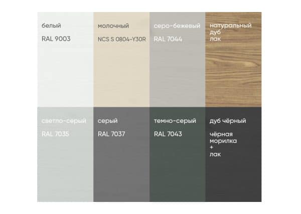 Витрина Type oak стеклянная высота 150 см (светло-серый) — изображение 3