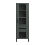 Витрина Type oak стеклянная высота 200 см R (черный)