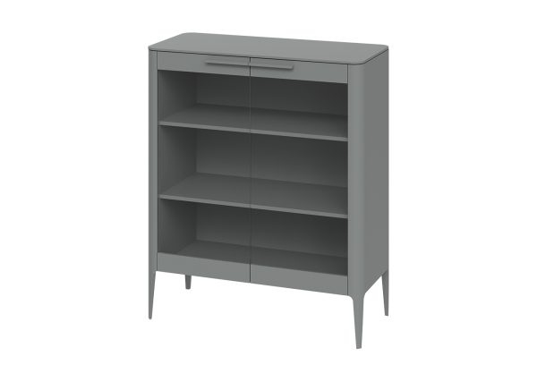 Витрина Type стеклянная высота 120 см (серый) — изображение 2