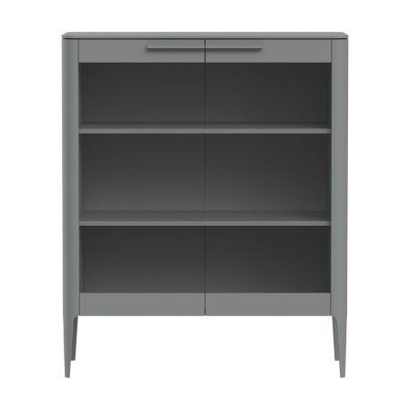 Витрина Type стеклянная высота 120 см (серый)