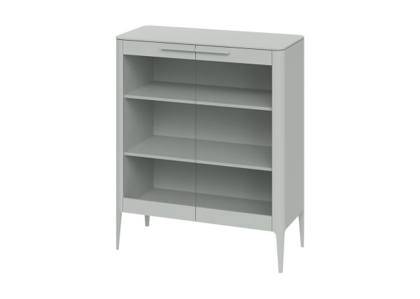 Витрина Type стеклянная высота 120 см (светло-серый) — изображение 2