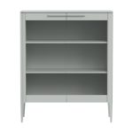 Витрина Type стеклянная высота 120 см (светло-серый)