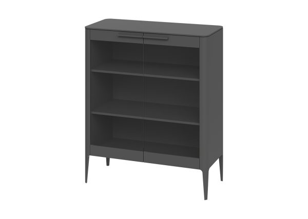 Витрина Type стеклянная высота 120 см (темно-серый) — изображение 2