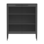 Витрина Type стеклянная высота 120 см (темно-серый)