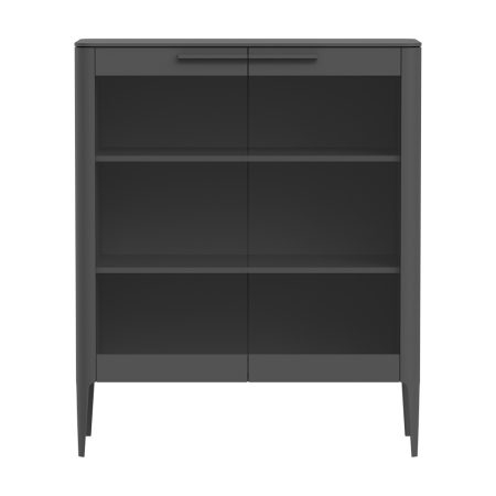 Витрина Type стеклянная высота 120 см (темно-серый)