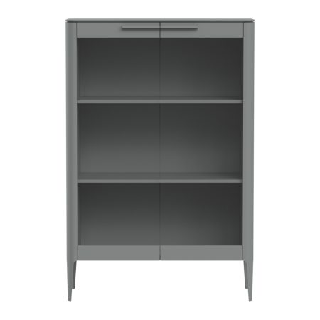 Витрина Type стеклянная высота 150 см (серый)